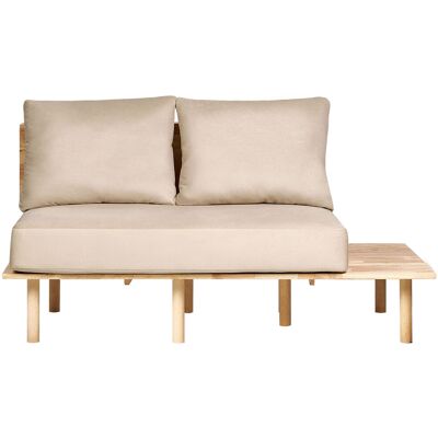 Canapé Beliani avec Table Pliable - Style Scandinave pour 2 - Publicité Canapé Beliani avec Table Pliable - Style Scandinave pour 2 - Publicité