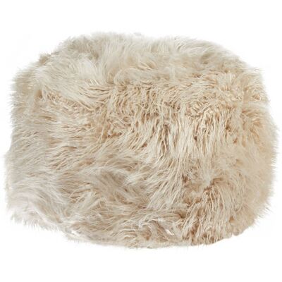 Beliani Pouf En Fausse Fourrure Perles Eps Rembourré Motif Uni Carré 70 X 70 X 45 Cm Bei - Publicité Beliani Pouf En Fausse Fourrure Perles Eps Rembourré Motif Uni Carré 70 X 70 X 45 Cm Bei - Publicité