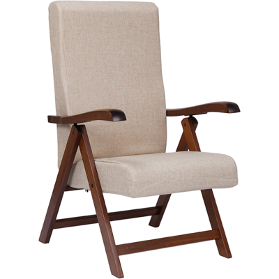Liberoshopping Elite Miami Fauteuil En Bois De Hêtre Avec Rembourrage Inclinable Beige 4 Places - Publicité Liberoshopping Elite Miami Fauteuil En Bois De Hêtre Avec Rembourrage Inclinable Beige 4 Places - Publicité