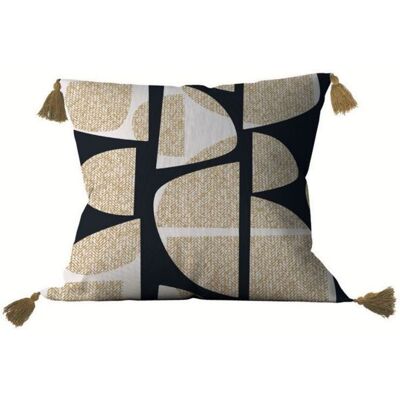 Les Ateliers Du Linge Coussin Déco Réversible 40x40 Cm Coton Nobaly - Publicité Les Ateliers Du Linge Coussin Déco Réversible 40x40 Cm Coton Nobaly - Publicité