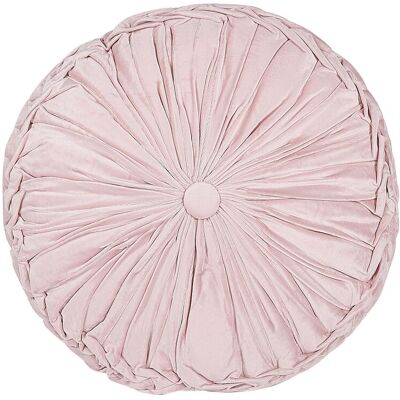 Beliani Coussin Rose Plissé 40cm - Coussin - Publicité Beliani Coussin Rose Plissé 40cm - Coussin - Publicité