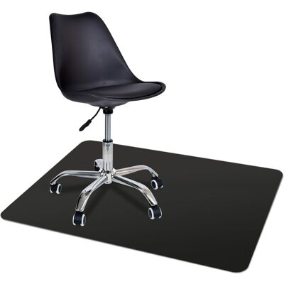 Sans Marque Tapis De Protection Pour Dessous De Fauteuil 140 X 100 Cm, 0,5 Mm, Noir - Publicité Sans Marque Tapis De Protection Pour Dessous De Fauteuil 140 X 100 Cm, 0,5 Mm, Noir - Publicité
