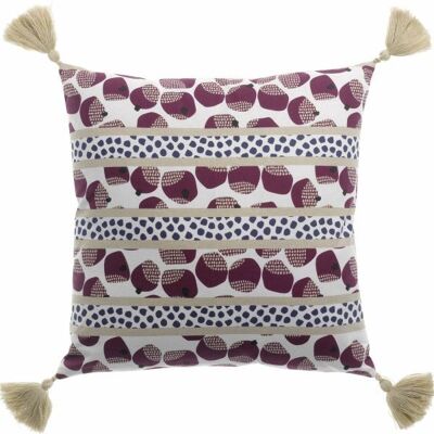 Les Ateliers Du Linge Coussin Déco Réversible 40x40 Cm Coton Jaita - Publicité Les Ateliers Du Linge Coussin Déco Réversible 40x40 Cm Coton Jaita - Publicité
