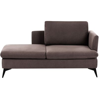 Beliani Sievoz Polyester Marron 155x85x84 - Fauteuil longue - Publicité Beliani Sievoz Polyester Marron 155x85x84 - Fauteuil longue - Publicité
