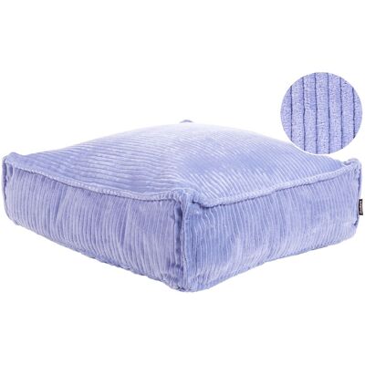 Beliani Coussin De Sol En Coton Aspect Velours Côtelé 55 X 55 X 20 Cm Carré Violet Clair - Publicité Beliani Coussin De Sol En Coton Aspect Velours Côtelé 55 X 55 X 20 Cm Carré Violet Clair - Publicité