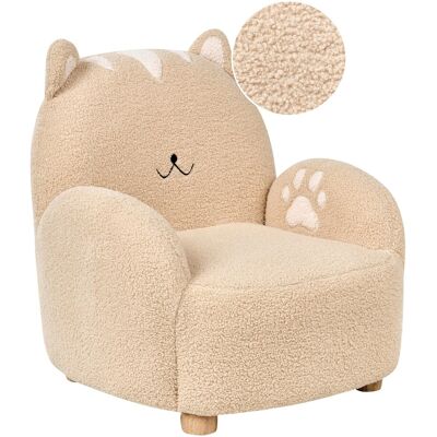 BELIANI Zoar Fauteuil enfant en forme de chat - Siège pour enfants - Publicité BELIANI Zoar Fauteuil enfant en forme de chat - Siège pour enfants - Publicité