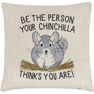 Gift Base Être The Personne Votre Chinchilla Thinks You Sont Coussin Housse Fou Dame Homme - Publicité Gift Base Être The Personne Votre Chinchilla Thinks You Sont Coussin Housse Fou Dame Homme - Publicité
