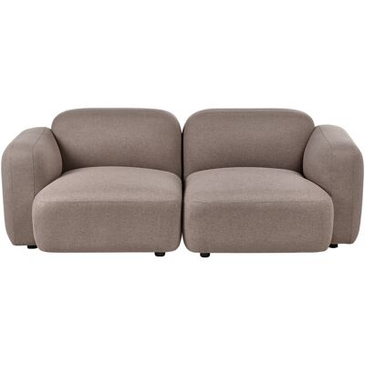 Beliani Canapé 3 Places Scandinave Dossier Et Assise Rembourrés Pieds En Bois Avec Embou - Publicité Beliani Canapé 3 Places Scandinave Dossier Et Assise Rembourrés Pieds En Bois Avec Embou - Publicité