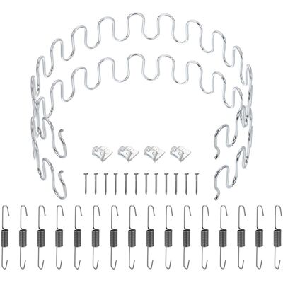 Uxcell 2pcs Ressorts Pour Canapé 27.6\", Kit Réparation Coussins Affaissés Argent - Publicité Uxcell 2pcs Ressorts Pour Canapé 27.6\", Kit Réparation Coussins Affaissés Argent - Publicité