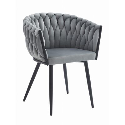 Chaise Orion d'Oskar - Tapissée, Gris Clair - Chaise - Publicité Chaise Orion d'Oskar - Tapissée, Gris Clair - Chaise - Publicité