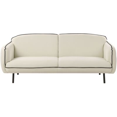 Canapé Beliani Tonsberg Beige 3 Places - Sofa - Publicité Canapé Beliani Tonsberg Beige 3 Places - Sofa - Publicité