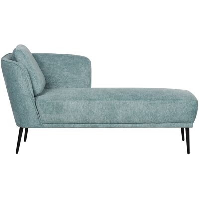 Beliani Chaise Longue À Gauche Avec Coussin Méridienne De Salon En Tissu Bleu Artheze - Publicité Beliani Chaise Longue À Gauche Avec Coussin Méridienne De Salon En Tissu Bleu Artheze - Publicité