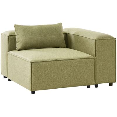 Beliani Siège D'Angle Moderne Minimaliste En Tissu Vert Clair Brande - Publicité Beliani Siège D'Angle Moderne Minimaliste En Tissu Vert Clair Brande - Publicité