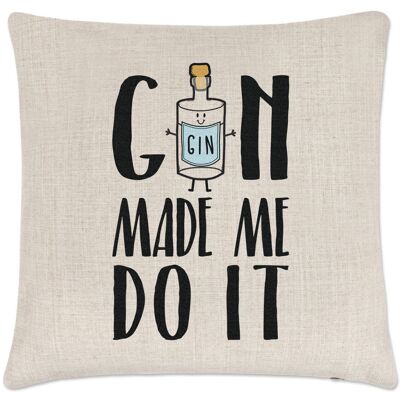 Gift Base Gin Fabriqué Me Faites-Le Coussin Lin Housse Oreiller - Drôle Blague - Publicité Gift Base Gin Fabriqué Me Faites-Le Coussin Lin Housse Oreiller - Drôle Blague - Publicité