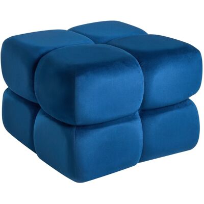 Beliani Pouf Moderne En Tissu Velours Forme Carrée 60 X 60 Cm Accessoire Salon Chambre B - Publicité Beliani Pouf Moderne En Tissu Velours Forme Carrée 60 X 60 Cm Accessoire Salon Chambre B - Publicité