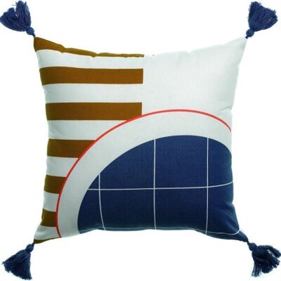 Les Ateliers Du Linge Coussin Déco 40x40 Cm Coton Slam - Publicité Les Ateliers Du Linge Coussin Déco 40x40 Cm Coton Slam - Publicité