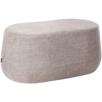 Beliani Banc Repose-Pied Moderne Tapissé En Tissu Taupe Clair Ashton - Publicité Beliani Banc Repose-Pied Moderne Tapissé En Tissu Taupe Clair Ashton - Publicité