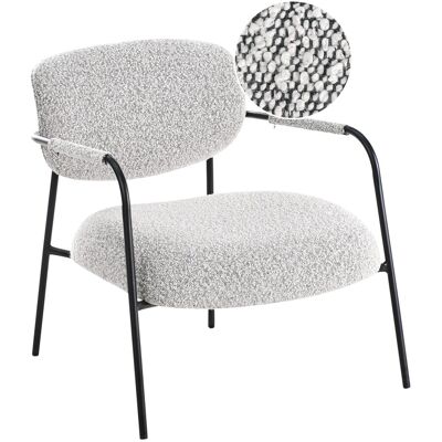Beliani Fauteuil D'Appoint Structure En Métal Tissu Rembourré Assise Siège Suppléme - Publicité Beliani Fauteuil D'Appoint Structure En Métal Tissu Rembourré Assise Siège Suppléme - Publicité
