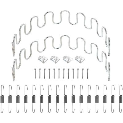 Uxcell 2pcs Kit Réparation Ressorts 15,7\" Argent Pour Coussin Affaissé - Publicité Uxcell 2pcs Kit Réparation Ressorts 15,7\" Argent Pour Coussin Affaissé - Publicité