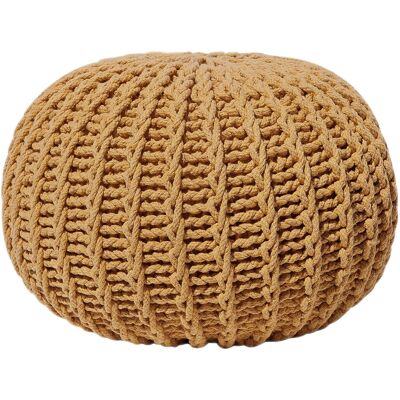 Beliani Pouf Rond En Coton Jaune À Billes De Polystyrène Accessoire D'Intérieur Conrad - Publicité Beliani Pouf Rond En Coton Jaune À Billes De Polystyrène Accessoire D'Intérieur Conrad - Publicité