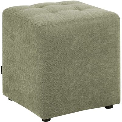 Beliani Tabouret Ottoman Forme Cubique Moderne En Tissu Vert Kansas - Publicité Beliani Tabouret Ottoman Forme Cubique Moderne En Tissu Vert Kansas - Publicité