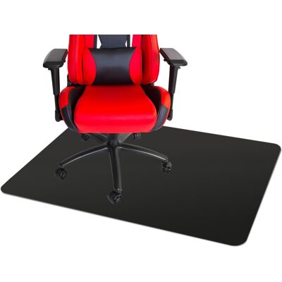 Sans Marque Tapis De Protection Pour Dessous De Fauteuil 100 X 70 Cm, 0,5 Mm, Noir - Publicité Sans Marque Tapis De Protection Pour Dessous De Fauteuil 100 X 70 Cm, 0,5 Mm, Noir - Publicité