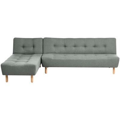 Beliani Canapé D'Angle Modulable À Droite Avec Chaise Longue Inclinable 4 Places En Tiss - Publicité Beliani Canapé D'Angle Modulable À Droite Avec Chaise Longue Inclinable 4 Places En Tiss - Publicité