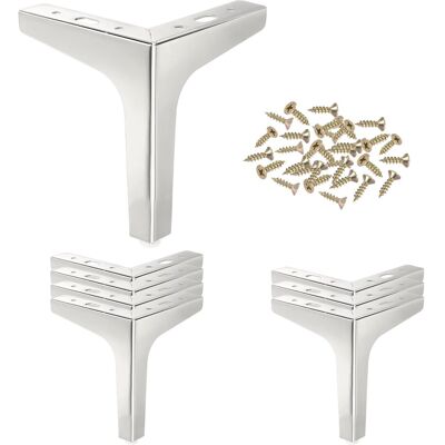 Uxcell \"8pcs Pieds De Meuble Métallique Pour Canapé 5.9 Pouces Argent\ - Publicité Uxcell \"8pcs Pieds De Meuble Métallique Pour Canapé 5.9 Pouces Argent\ - Publicité