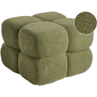 Beliani Pouf Moderne En Tissu Bouclé Forme Carrée 60 X 60 Cm Accessoire Salon Chambre Ve - Publicité Beliani Pouf Moderne En Tissu Bouclé Forme Carrée 60 X 60 Cm Accessoire Salon Chambre Ve - Publicité