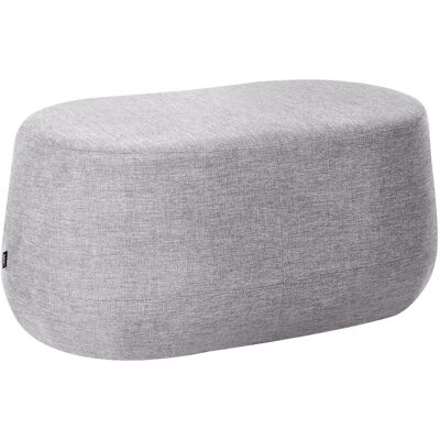 Beliani Banc Repose-Pied Moderne Tapissé En Tissu Gris Clair Ashton - Publicité Beliani Banc Repose-Pied Moderne Tapissé En Tissu Gris Clair Ashton - Publicité