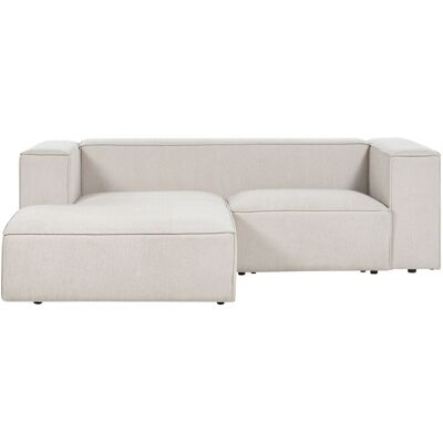 Beliani Canapé 2 Places Tissu Beige Moderne Minimaliste - Publicité Beliani Canapé 2 Places Tissu Beige Moderne Minimaliste - Publicité