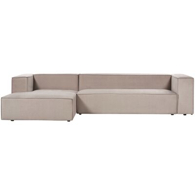 Canapé VERNON Velours Taupe 3 Places - Canapé - Publicité Canapé VERNON Velours Taupe 3 Places - Canapé - Publicité