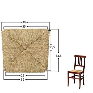 OKAFFAREFATTO Modèle 996 - Pièce de rechange pour chaise en paille de marais - Publicité OKAFFAREFATTO Modèle 996 - Pièce de rechange pour chaise en paille de marais - Publicité