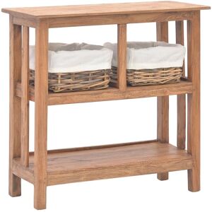 Table Console Rangement Entrée Couloir Intérieur Bois D'Acajou Massif Vidaxl - Publicité Table Console Rangement Entrée Couloir Intérieur Bois D'Acajou Massif Vidaxl - Publicité