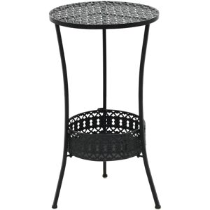 Table De Bistro Style Vintage Ronde Métal Noir Table De Bar Cuisine Vidaxl - Publicité Table De Bistro Style Vintage Ronde Métal Noir Table De Bar Cuisine Vidaxl - Publicité