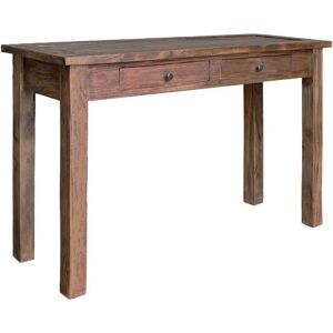 Table console en bois massif recyclé vidaXL 123x42x75 cm avec tiroirs - Publicité Table console en bois massif recyclé vidaXL 123x42x75 cm avec tiroirs - Publicité
