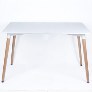 P&n Homewares Halo Table Blanc - Design Rétro - Bureau Lounge - Publicité P&n Homewares Halo Table Blanc - Design Rétro - Bureau Lounge - Publicité