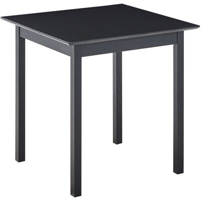 Beliani Table De Salle À Manger Minimaliste Scandinave En Bois De Pin 75 X 75 Cm Noire V - Publicité Beliani Table De Salle À Manger Minimaliste Scandinave En Bois De Pin 75 X 75 Cm Noire V - Publicité