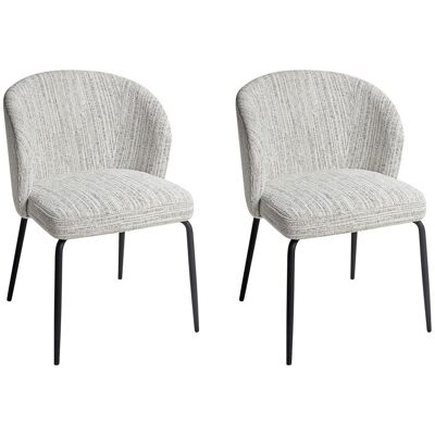 BELIANI Ensemble de 2 chaises modernes Zana - Publicité BELIANI Ensemble de 2 chaises modernes Zana - Publicité