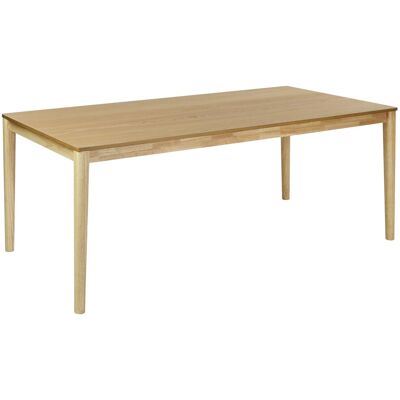 Table à Manger Beliani - ERMELO - 8 Places - Bois Clair - Rectangulaire - Style Scandinave - Publicité Table à Manger Beliani - ERMELO - 8 Places - Bois Clair - Rectangulaire - Style Scandinave - Publicité