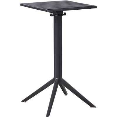 Beliani Table De Bistrot En Matière Synthétique 60 X 60 Cm Plateau Rabattable Résistant - Publicité Beliani Table De Bistrot En Matière Synthétique 60 X 60 Cm Plateau Rabattable Résistant - Publicité