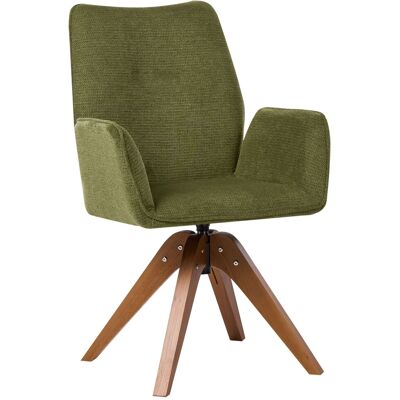 Beliani Chaise De Salle À Manger Scandinave En Lin Synthétique Pivotante Haut Dossier Hy - Publicité Beliani Chaise De Salle À Manger Scandinave En Lin Synthétique Pivotante Haut Dossier Hy - Publicité
