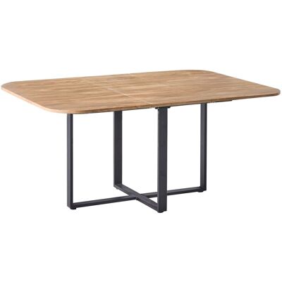Beliani Table De Salle À Manger Moderne En Mdf Extensible Avec Rallonge 120/160 X 120 Cm - Publicité Beliani Table De Salle À Manger Moderne En Mdf Extensible Avec Rallonge 120/160 X 120 Cm - Publicité