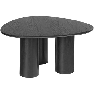 Beliani Table Basse Rétro En Mdf Triangulaire Meubles De Salon Noire Dacoma - Publicité Beliani Table Basse Rétro En Mdf Triangulaire Meubles De Salon Noire Dacoma - Publicité