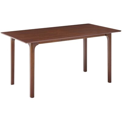 Beliani Table De Salle À Manger Et Cuisine 160 X 90 Cm Bois De Frêne Foncé Delmas - Publicité Beliani Table De Salle À Manger Et Cuisine 160 X 90 Cm Bois De Frêne Foncé Delmas - Publicité