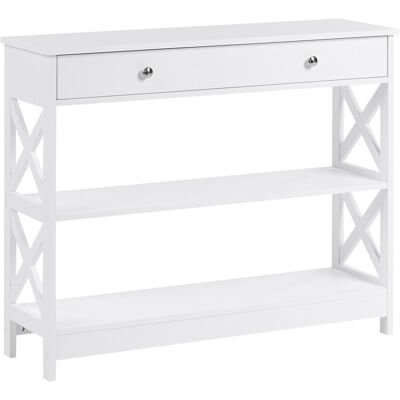 Beliani Montgomery Blanc Buffet - Rangement & Décor - Publicité Beliani Montgomery Blanc Buffet - Rangement & Décor - Publicité
