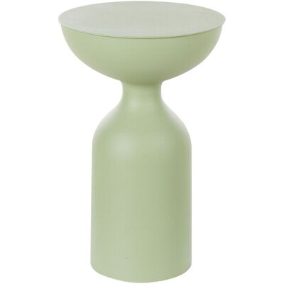 Beliani Petite Table Métal Vert Clair - Table d'appoint - Publicité Beliani Petite Table Métal Vert Clair - Table d'appoint - Publicité