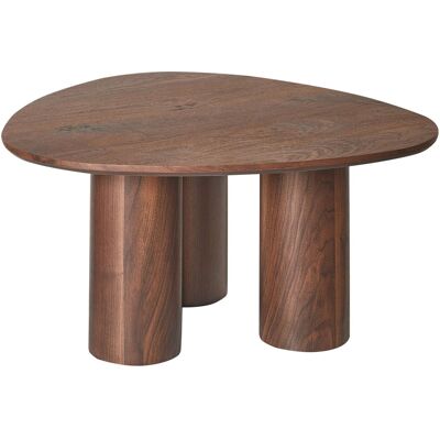 Beliani Table Basse Rétro En Mdf Triangulaire Meubles De Salon Bois Foncé Dacoma - Publicité Beliani Table Basse Rétro En Mdf Triangulaire Meubles De Salon Bois Foncé Dacoma - Publicité