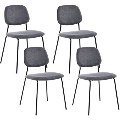 Beliani Lot De 4 Chaises De Salle À Manger Minimaliste Moderne Pieds En Fer Sans Accoudo - Publicité Beliani Lot De 4 Chaises De Salle À Manger Minimaliste Moderne Pieds En Fer Sans Accoudo - Publicité