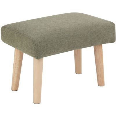 Beliani Tabouret D'Appoint Moderne Rétro En Tissu Tapissé Vert Et Pieds En Bois Takoma I - Publicité Beliani Tabouret D'Appoint Moderne Rétro En Tissu Tapissé Vert Et Pieds En Bois Takoma I - Publicité